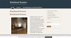 Desktop Screenshot of bioethanol-kamine.info