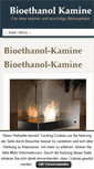 Mobile Screenshot of bioethanol-kamine.info